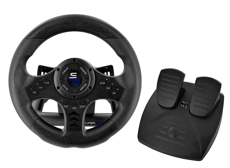 Subsonic SV450 Next Gen Gaming Steering Wheel With Pedals For Xbox Series X/S, Xbox One, PS4 & PC - SUB-5426