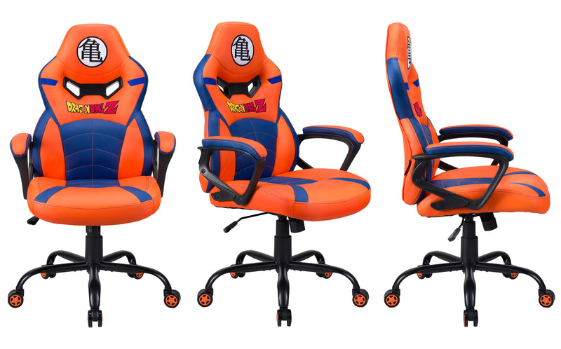 Subsonic Officially Licensed Dragon Ball Z Junior E-Sports Gaming Chair - Orange/Purple - SUB-5573/DBZ