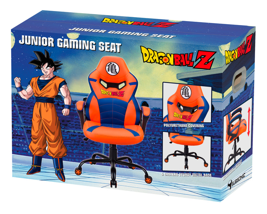 Subsonic Officially Licensed Dragon Ball Z Junior E-Sports Gaming Chair - Orange/Purple - SUB-5573/DBZ