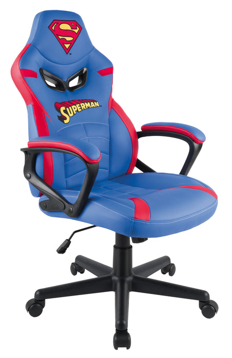Subsonic Officially Licensed Superman Junior E-Sports Gaming Chair - Blue/Red - SUB-5573/SUP