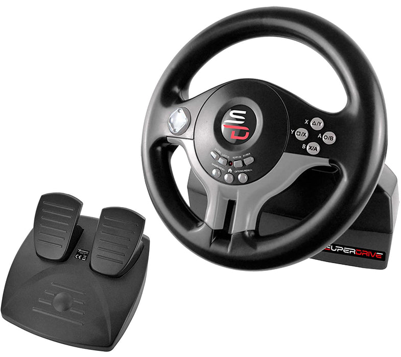 GRADE B - Subsonic SV200 SuperDrive Steering Wheel With Pedals - SUB-5578-GRADEB