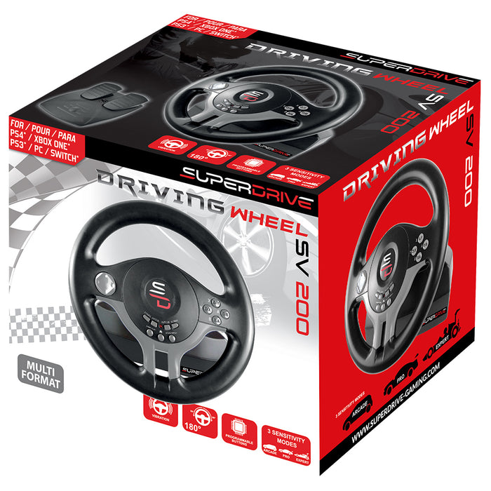 Subsonic SV200 SuperDrive Steering Wheel With Pedals - SUB-5578