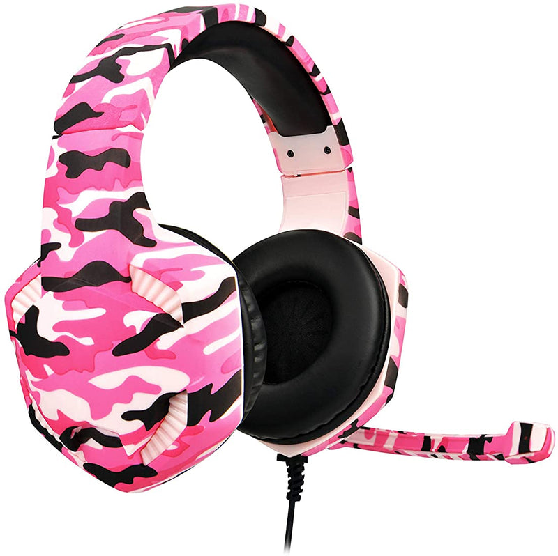 Subsonic War Force Camo Gaming Headset With Microphone - Pink - SUB-5587/PINK