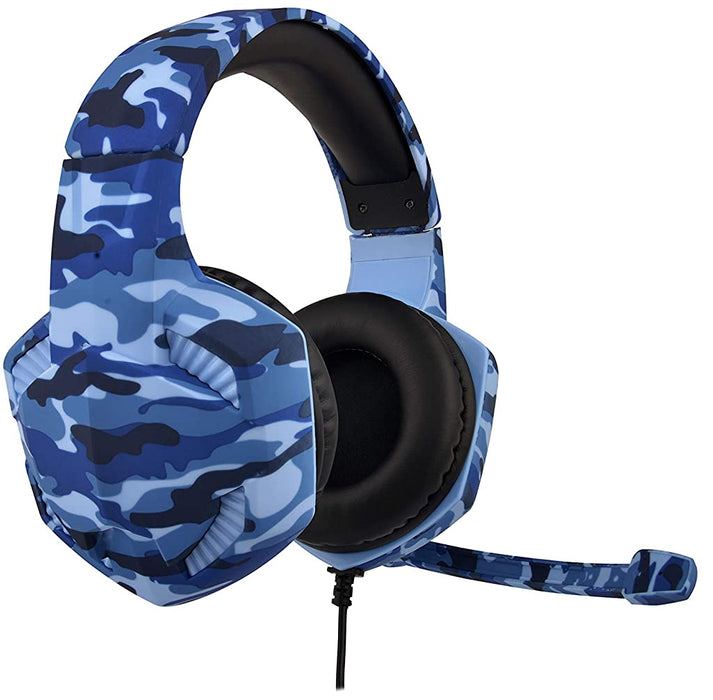 Subsonic War Force Camo Gaming Headset With Microphone - Blue - SUB-5587/BLU