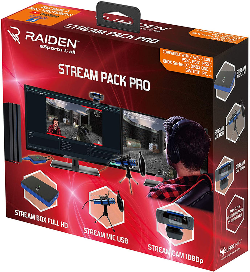 Subsonic Multi-Platform Pro Gaming Stream Pack - SUB-5591