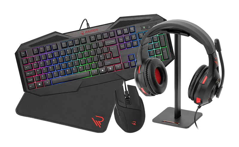 Subsonic Raiden 5 In 1 Pro Gamer Pack - SUB-5605