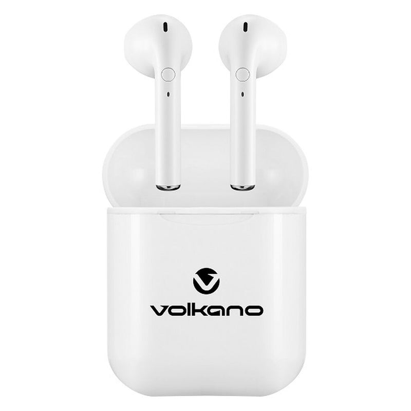 Volkano True Wireless Earphones With Charging Case - VOLK-1127/WHT