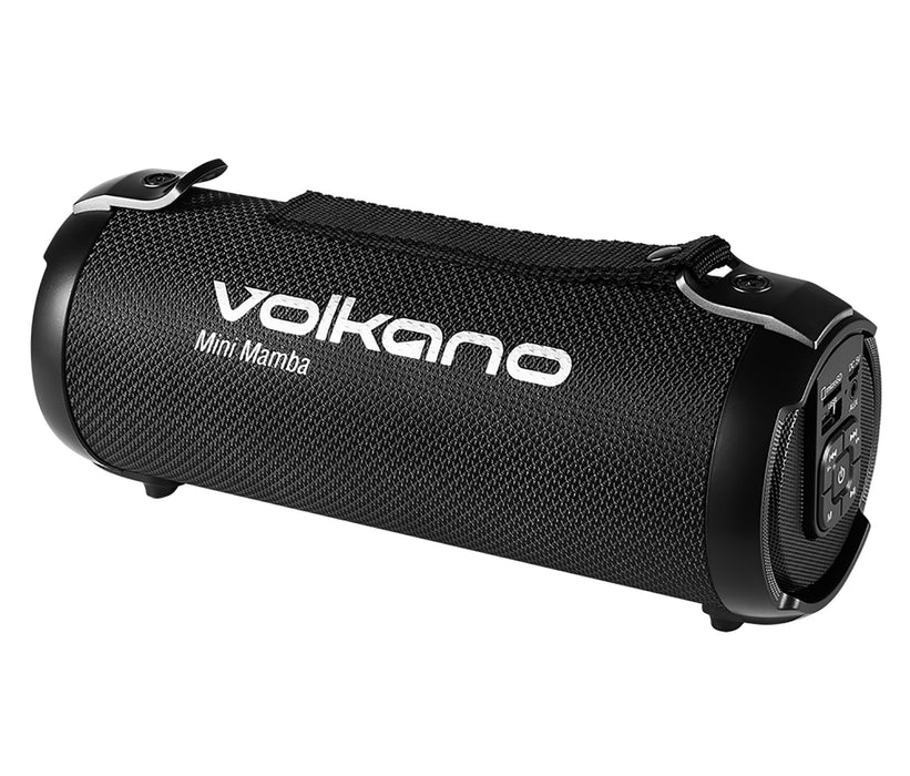 Volkano Mini Mamba Portable Wireless Bluetooth Speaker - Black - VOLK-3201