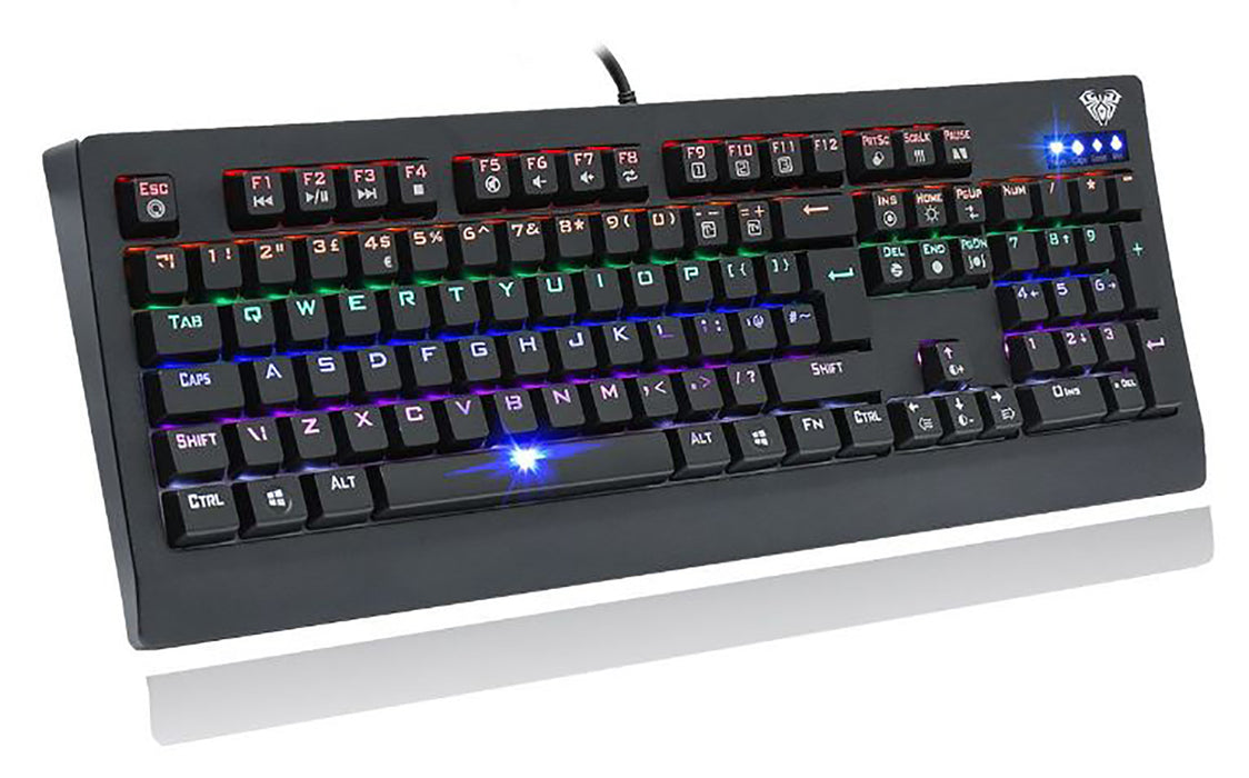 AULA Demon King Mechanical Wired Gaming LED Keyboard - KB-MECH/DEMON