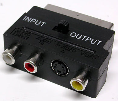 VioByte Scart Block - 2 x Phono With SVHS - CB-SC-3PHSV