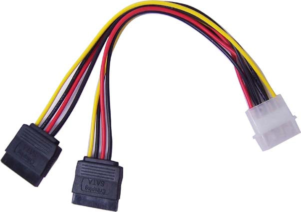 VioByte SATA Power Cable - Dual 2 SATA - CB-SATA-PWR-DUAL