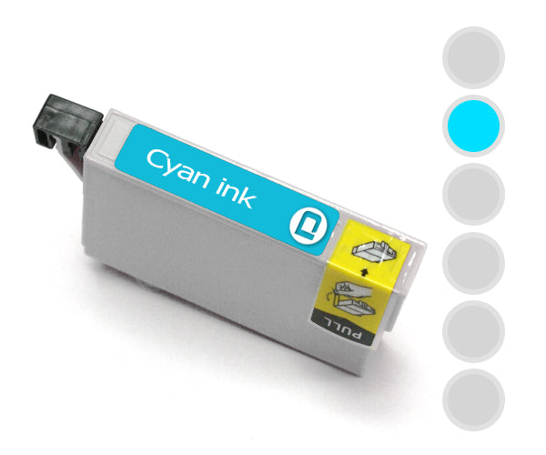 Brother LC-123 Cyan Compatible Ink Cartridge - INK-B-LC123/CYAN