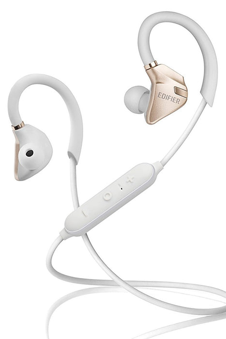 Edifier W296BT Bluetooth V4.1 Sports Earphones - White - EDFR-EAR-W296BT/WHT
