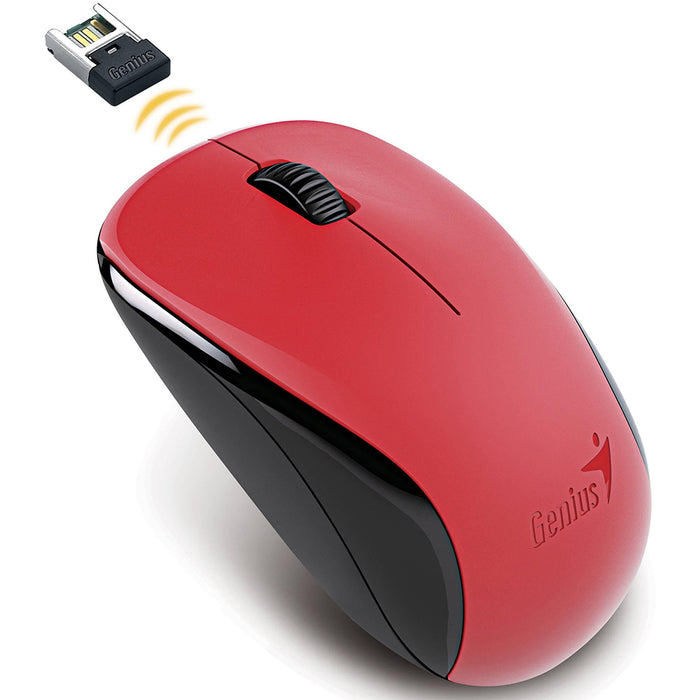 Genius NX7000 Red Wireless Mouse - MSE-WL/GEN-RED