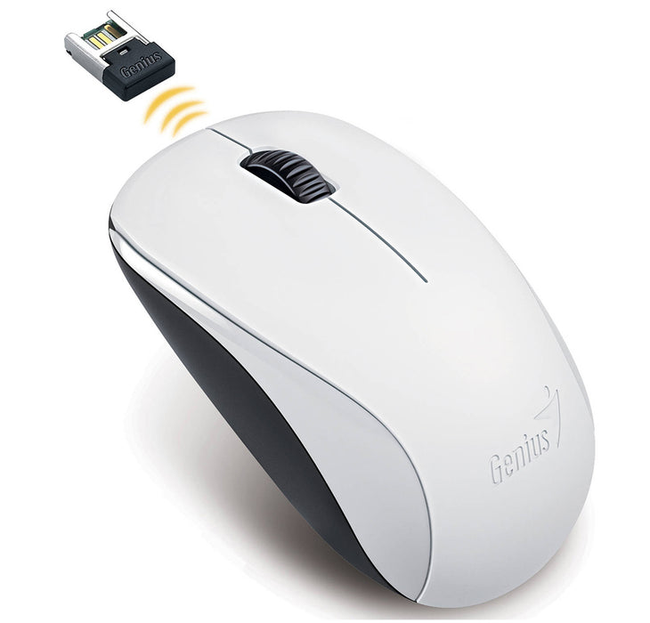 Genius NX7000 White Wireless Mouse - MSE-WL/GEN-WHT