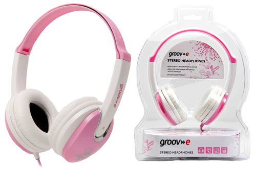 Groov-e 3.5mm Jack Kidz DJ Style Headphones - Pink - GV-590/PINK