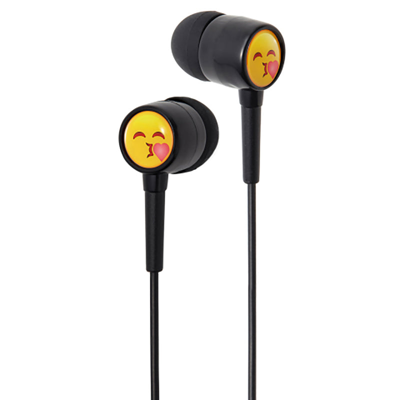 Groov-e EarMOJI's Stereo Earphones - Kissing Face - GV-EMJ/24