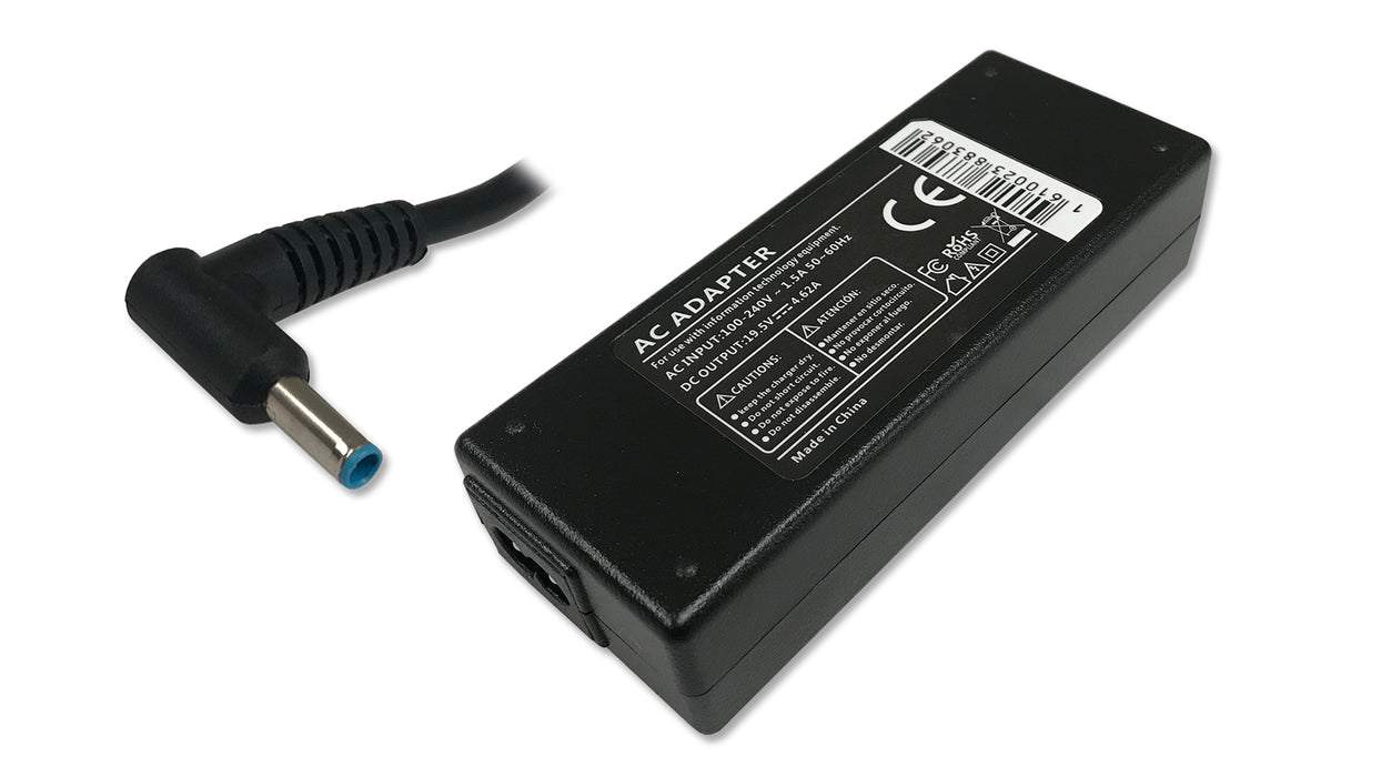 Compatible HP Laptop Power Adapter 90W 19.5V 4.62A 4.5 x 3.0 mm Blue Tip - LPTP-HP/7