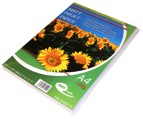 Neo Media 128g Matt Photo Paper - 100 Sheets - MATT-128