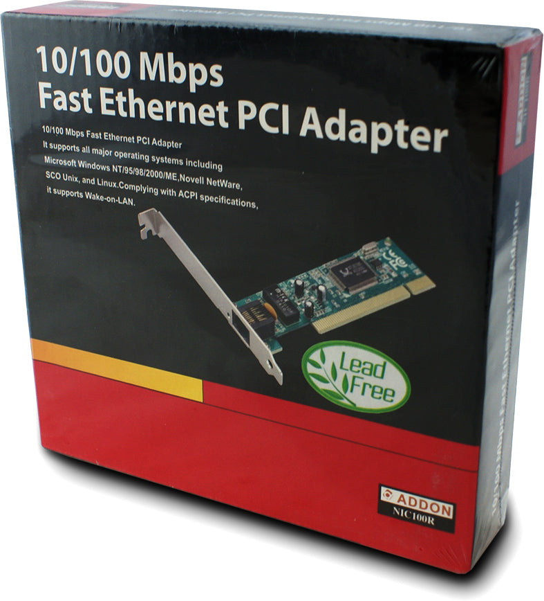 ADDON 10/100M Fast Ethernet PCI Network Adapter Card - ADD-PCI-NETCARD
