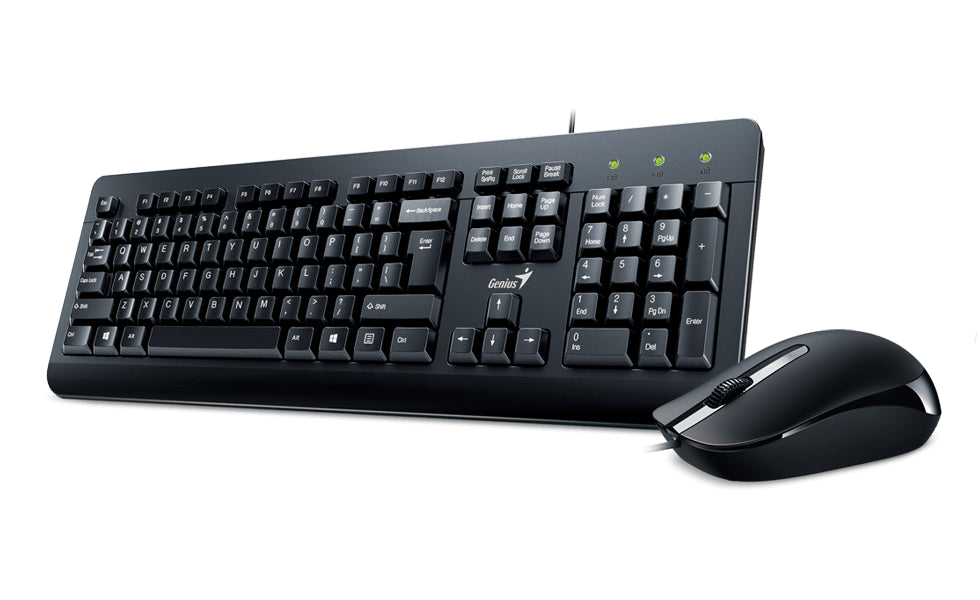 Genius KM-160 Wired Keyboard And Mouse Set - KB-GEN-COMBO/160