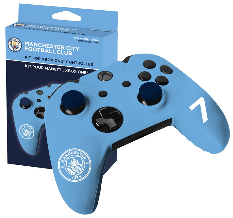 Subsonic Official Manchester City Silicone Cover For Xbox One Controller - With Thumb Grips - SUB-5324/MCFC
