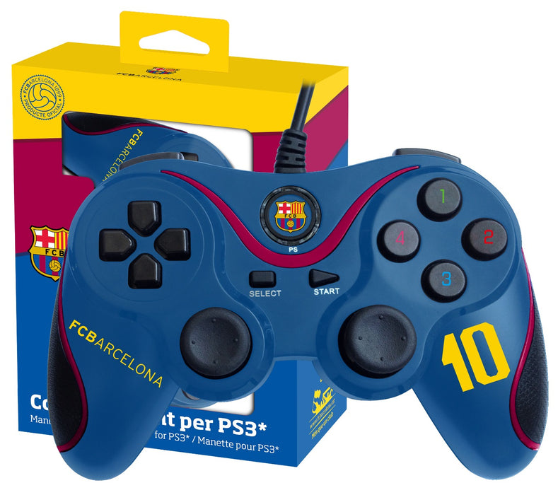 Subsonic Official Barcelona Wired Controller For Playstation 3 PS3 - SUB-5326/BARCA