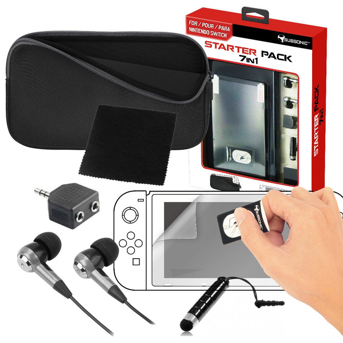 Subsonic 7 In 1 Starter Pack For Nintendo Switch - SUB-5393
