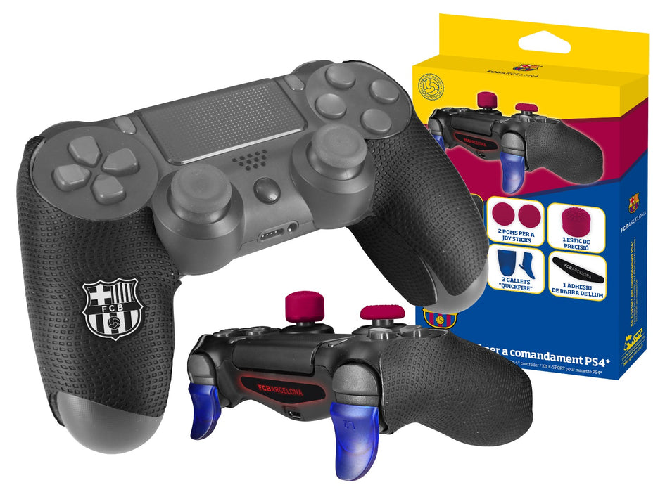 Subsonic Official Barcelona E-SPORT Kit For Playstation 4 PS4 Controller - SUB-5439/BARCA