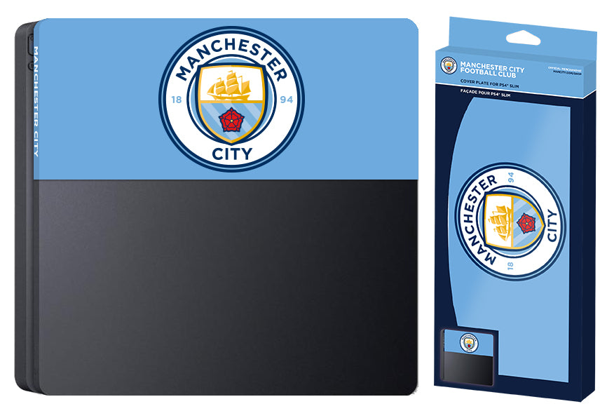 Subsonic Official Manchester City Custom Faceplate For Playstation 4 PS4 Slim - SUB-5441/MCFC