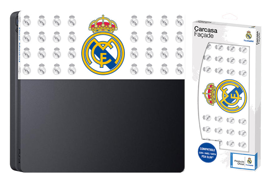 Subsonic Official Real Madrid Custom Faceplate For Playstation 4 PS4 Slim - SUB-5441/RM
