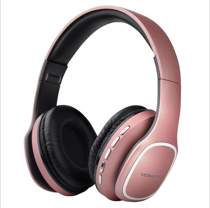 Volkano Phonic Series Bluetooth Headphones - Rose Gold - VOLK-VK2002/ROSE