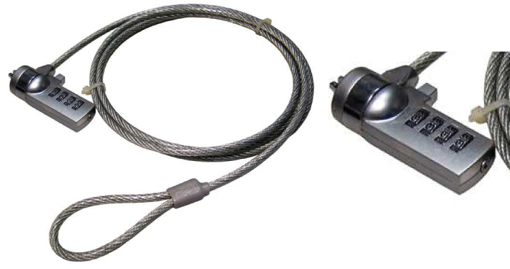 Laptop Security Cable & 4 Digit Code Lock  - NB-LK-NUM