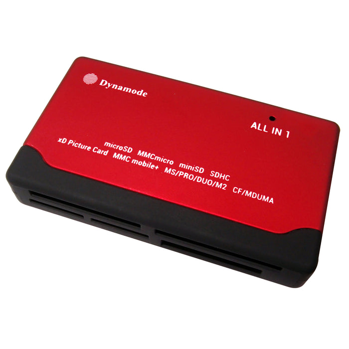 Dynamode 6 Port USB Powered External Memory Card Reader - EXT-DY-CARD/RED