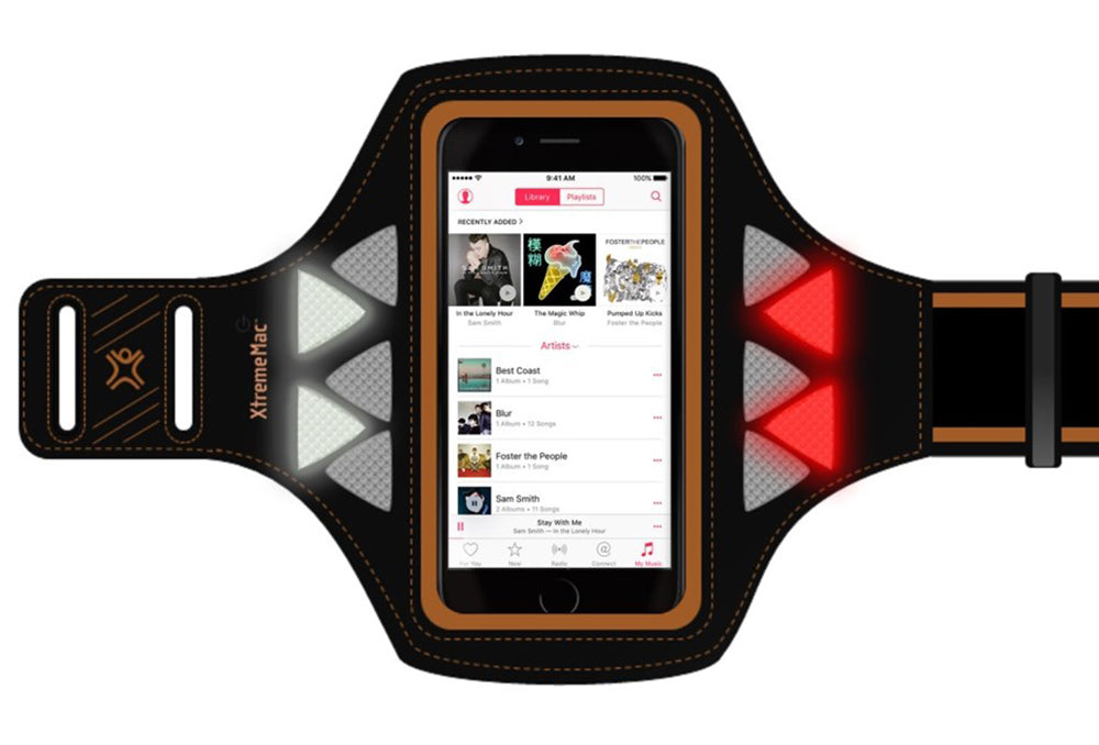 XtremeMac LED Sports Mobile Phone Armband Ideal For Running - XM-IPP-SLD-13
