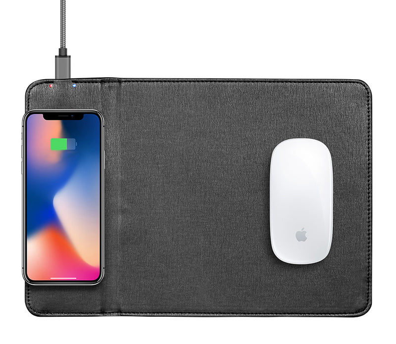 XtremeMac Wireless Mobile Phone Charging Mouse Pad - Black - XM-IPU-WCM-13