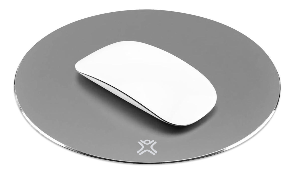 XtremeMac 22cm Round Aluminium Mouse Pad - Space Grey - XM-MPR-GRY
